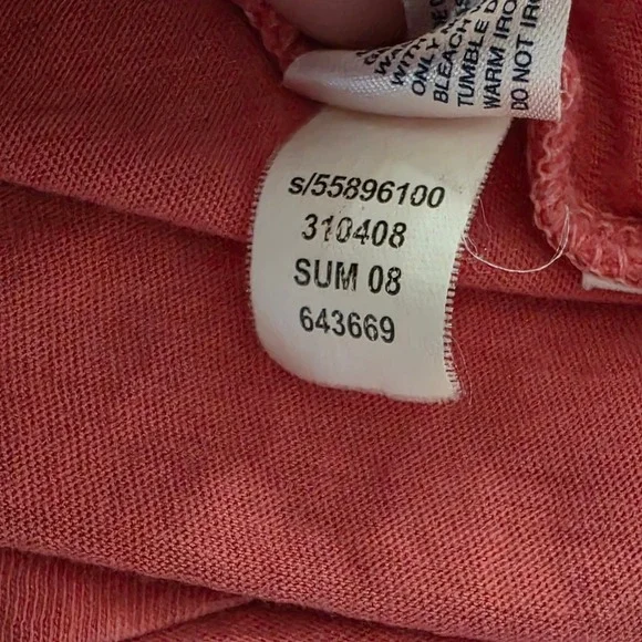 Gap Midi Dress Sunkissed Wash Tiered Pima Cotton Sleeveless M Pink Boho Summer - Picture 4 of 6